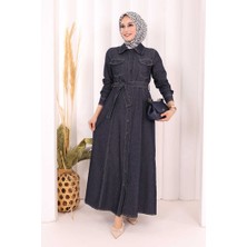 Bym Fashion Kot Elbise 7061 Lacivert