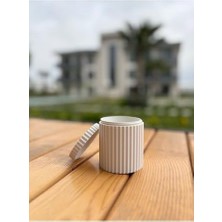 Data Store Silindir Makyaj Pamuğu Kutusu Beyaz