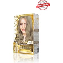 Velora Gold Serisi 24K Altın Parçacıklı Serum ile 1 Kutu 2 x 50 ml ve Geliştiriciler Saç Boyası (Elma Sarısı 9.1)