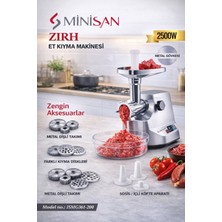 Minisan Zırh Et Kıyma Makinesı Paslanmaz Çelik Profesyonel Kolay Kullanım