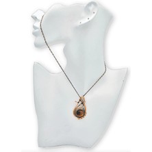 Stoneage F04417 Kaplangözü Taşlı Özel Tasarım Kolye