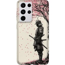 Lelia Samsung Galaxy S21 Ultra Uyumlu Baskılı Şeffaf Telefon Kılıfı | Koleksiyon: Katanalegends Forge