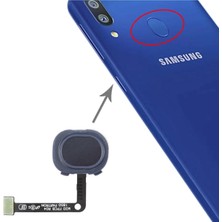 Genos Samsung Galaxy M20 Parmak Izi Okuyucu Flex SM-M205F (Siyah)