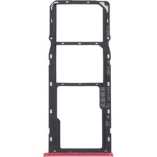 Genos Realme C3 Sim Kart Tepsisi RMX2027, RMX2020 (Kırmızı)