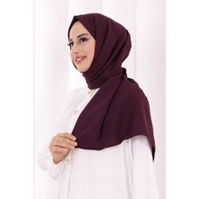 Bym Fashion 2051 Pamuk Caz Şal Mürdüm