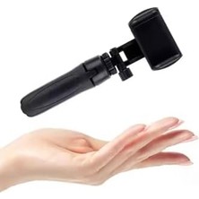 Velora Siyah Telefon Tripodu Mini Monopod Ayaklı 360° - Yatay Veya Dikey Kullanım Siyah