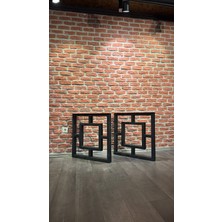 Kareli Metal Masa Ayağı