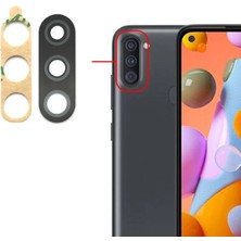 Genos Samsung Galaxy A11 Kamera Lensi Camı SM-A115F