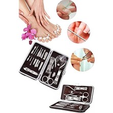 Velora Starmax Manikür Pedikür Seti 12 Parça Çantalı Bakım Tırnak 1410
