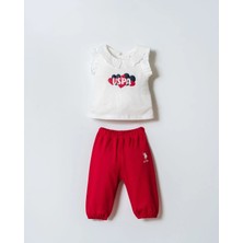 U.s. Polo Assn. Kız Bebek T-Shırt Takım  USB2970 26Y