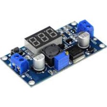 Emay Center 3A Güç Kaynağı Voltmetreli LM2596 Ayarlı Modül Hobi ve Robotik Projeler İçin