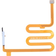 Genos Infinix Note 10 Pro Parmak Izi Okuyucu Flex X695, X695D (Gümüş)