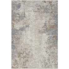 Seyran Peru 10206 Mavi Antialerjik Polyester Makine Halısı – Dokuma Tabanlı, Düz Saçak, Leke Tutmaz