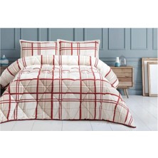 Merinos Krem Çift Kişilik 220X240 Comforter Yorgan Set