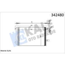 Kale Xmpdby Klima Kondenseri Vw Multivan V-Transporter T5 Box-Bus Al-Al