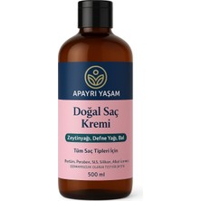 Velora Zeytinyağı Defne Yağı Bal Özlü Tüm Saç Tipleri Için Doğal Saç Kremi 500 ml