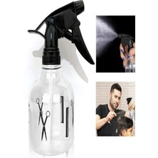 Nuveden Ieg™ Profesyonel Berber Kuaför Sprey Tetikli Püskürtücü Şeffaf Boş Fısfıs Şişe Plastik