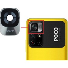 Genos Xiaomi Poco M4 Pro 5g Kamera Lensi Camı Büyük 21091116AG MZB0BGVIN