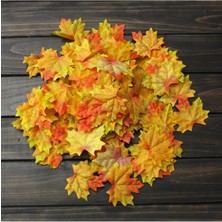 Velora Yapay Sonbahar Yaprakları, 7.5x8 cm 100 Adet