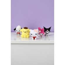 Hunga Hello Kitty - Kuromi - Pochacco - Purin - My Melody Figür Seti