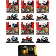 Nilly Toys 5839 Sun-Myg-Motosiklet 1 12 Bmw Kasklı Figür Pb.3r Ses Işık