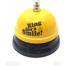 Nuveden Ieg™ Resepsiyon Zili - Masa Zili Ring For A Smile Bell Boy Çanı