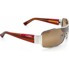 Caldini Unisex Gold Metal Polarize Güneş Gözlüğü CS112 C1