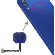 Genos Samsung Galaxy M20 Parmak Izi Okuyucu Flex SM-M205F (Mavi)