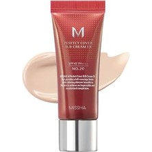Velora Mükemmel Kapatıcılık Sunan Çok Fonksiyonlu M Perfect Cover Bb Cream Ex SPF42 Pa+++ No.20 (20ML)