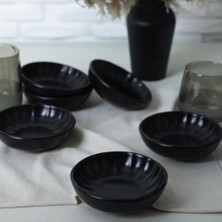 Velora Mat Siyah Çerezlik/sosluk 12 cm 6 Adet 956