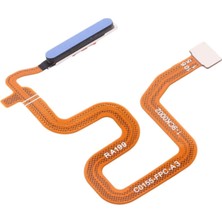 Genos Realme 6 Parmak Izi Okuyucu Flex RMX2001 (Mavi)