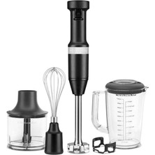 Kitchenaid Aksesuarlı El Blenderi 5KHBV83EBM -Black Matte