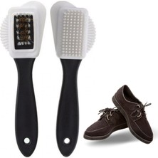 Nuveden Ieg™ Üç Taraflı Taşınabilir Süet Bot Ayakkabı Temizleme Bakım Fırçası