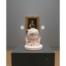 Sevimli Anime Kız Büstü – 8 cm Dekoratif Koleksiyon Figür