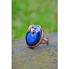 Stoneage El Yapımı Ayarlanabilir Çini Yüzük