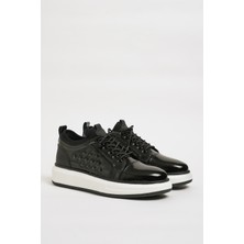 Faruk Balkanas Nikolas Model Ithal Taban Hakiki Deri Sneaker Ayakkabı