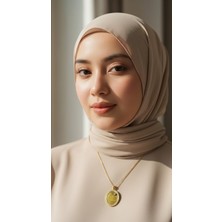 TrendyX Nazar Boncuklu Kolye -Ayetel Kürsi – Çelik Altın Kaplama, Manevi Koruyucu Takı