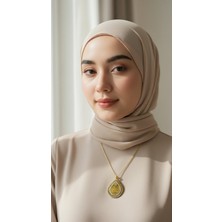 TrendyX Damla Kolye -Ayetel Kürsi – Çelik Altın Kaplama, Manevi Koruyucu Takı