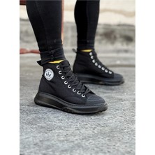 Subutu Kömür Erkek Yarım Bilek Ayakkabı