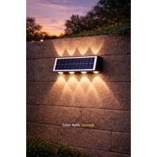 Cata 20W Solar Aplik – 3200K Günışığı | IP65 Dış Mekan Duvar Aydınlatma Kos Solar LED Aplik