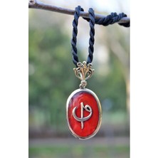 Stoneage  Elif ve Vav Figürlü Kadın Kolye