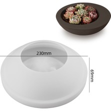 Hobiflex Silikon Kalıp Taş Tozu Ithal Muhtelif Büyük Boy Dekoratif Kase Meyvelik Kalıbı Epoksi HB390-0137