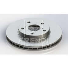 Frendi Xmpdby Ön Fren Aynasi Auris-Corolla 1.4VVTİ-1.6VVTİ-1.4D-4D 07 273X26X5DL Havali