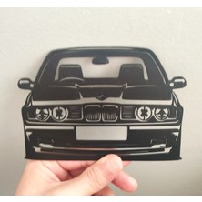 Klasik Bmw E34 Dekor – Dayanıklı Pla Malzeme, Otomobil Koleksiyon Ürünü