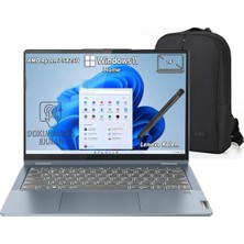 Lenovo Ideapad Flex 5 14ABR8 Amd Ryzen 7 5825U 16GB 2tb SSD 14" Wuxga IPS Panel W11H Taşınabilir Bilgisayar 82XX00FKTX + Lenovo Digital Kalem + Snertech Çanta