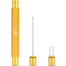 Cigarloong Aluminyum Puro Açıcı Iğne ve Puro Tutucu Gold