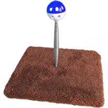 Subutu Yaylı Toplu Hacıyatmaz Kedi Aktivite Oyuncağı 16-20 cm Kahverengi