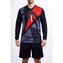 Yetişkin Uzun Kollu Kaleci Forması Şortlu Özel Tasarım