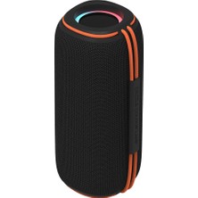 Mikado MD-32BT Siyah Ipx6 30W Rgb Işıklı 4500MAH Tf Kart+Usb Destekli Bluetooth Hoparlör     