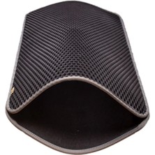 Subutu Kum Toplayıcı Fonksiyonel Kedi Paspası Altıgen 50-75 cm Gri